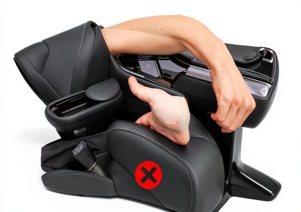 Boîte rangement siège voiture Générique cuir synthétique-4