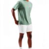 T-shirt GAP homme coton doux coupe droite sauge-1