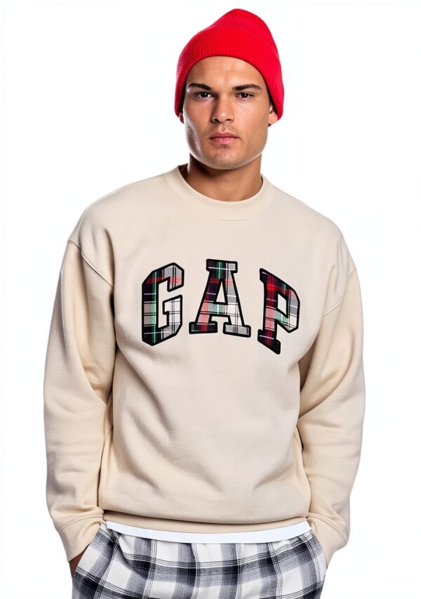 Sweat-shirt GAP logo classique homme manches courtes Chino-0