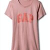 T-shirt GAP femme coton doux manches courtes logo-4