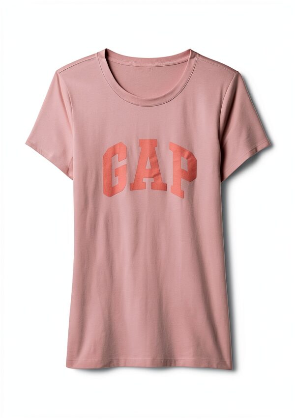 T-shirt GAP femme coton doux manches courtes logo-4
