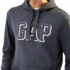Sweat à capuche GAP Homme coton polyester bleu marin profond-3