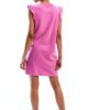 Robe été Gap femme coton col rond manches courtes rose-1