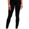 Legging Gap Femme Coupe Mi Haute Jersey Extensible Noir-2