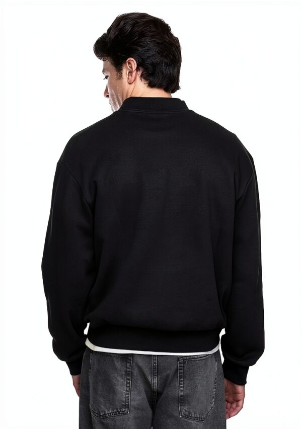 Sweat GAP Homme Noir Polaire Logo Signature Capuche-2