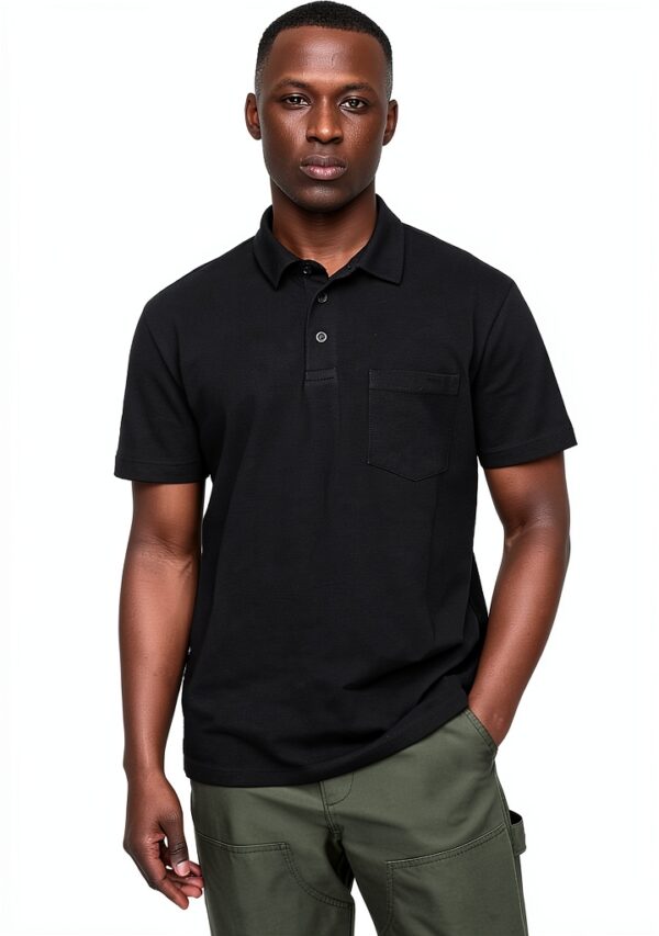 GAP T-shirt Homme Noir Coupe Confortable Style Américain-0
