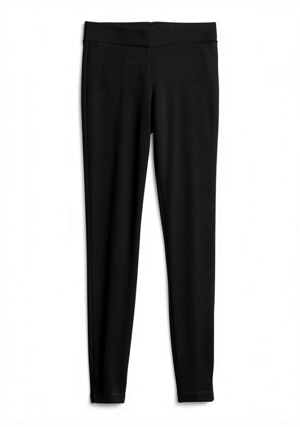 Legging Gap Femme Coupe Mi Haute Jersey Extensible Noir-6