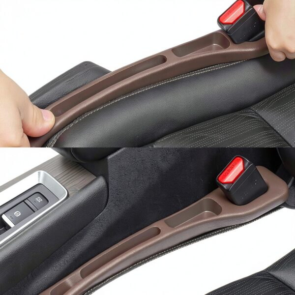 Remplisseur d'espace siège auto ACTOYS Brun EVA rangement-4