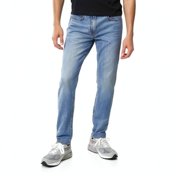 Jean Homme Gap Denim Rigide Coupe Ajustée Lavage Moyen-1
