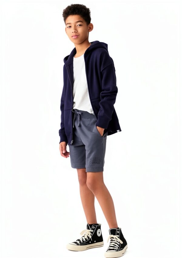 Short garçon GAP polaire douce cordon serrage taille-0
