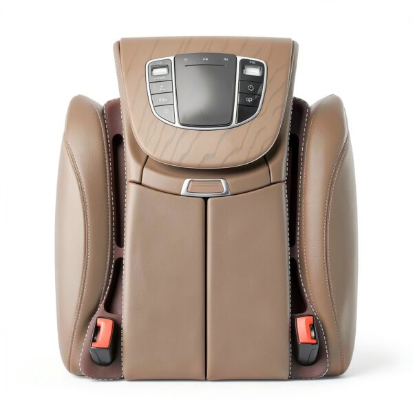 Boîte rangement siège voiture Générique cuir synthétique-1