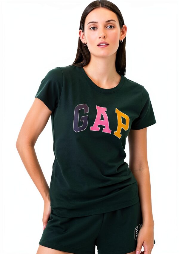 T-shirt Gap femme manches courtes couleurs variées-0
