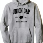Union Gap Washington Sweat Capuche Vintage Design Sportif-0