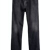 Jean Droit Gap Homme Denim Noir Délavé Confortable-0
