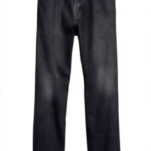 Jean Droit Gap Homme Denim Noir Délavé Confortable-0