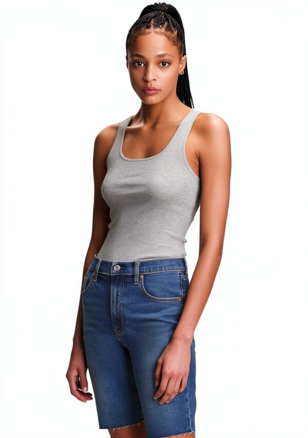 Debardeur Femme Gap Coton Doux Noir Blanc Gris Taille XS XXL-1