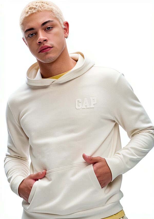 Sweat à capuche Gap Homme Coupe décontractée Manches longues-0