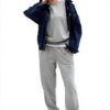 Polaire Gap Femme Taille Haute Gris Clair Chiné Confortable-0