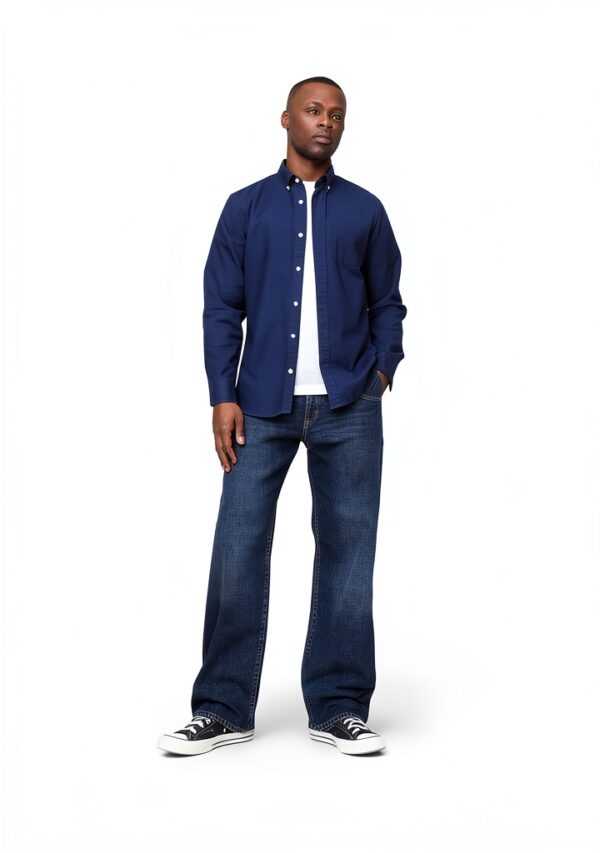 Jean Gap Noir Véritable Denim Stretch Coupe Slim Homme-6