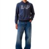 Sweat à capuche GAP Homme coton polyester bleu marin profond-2