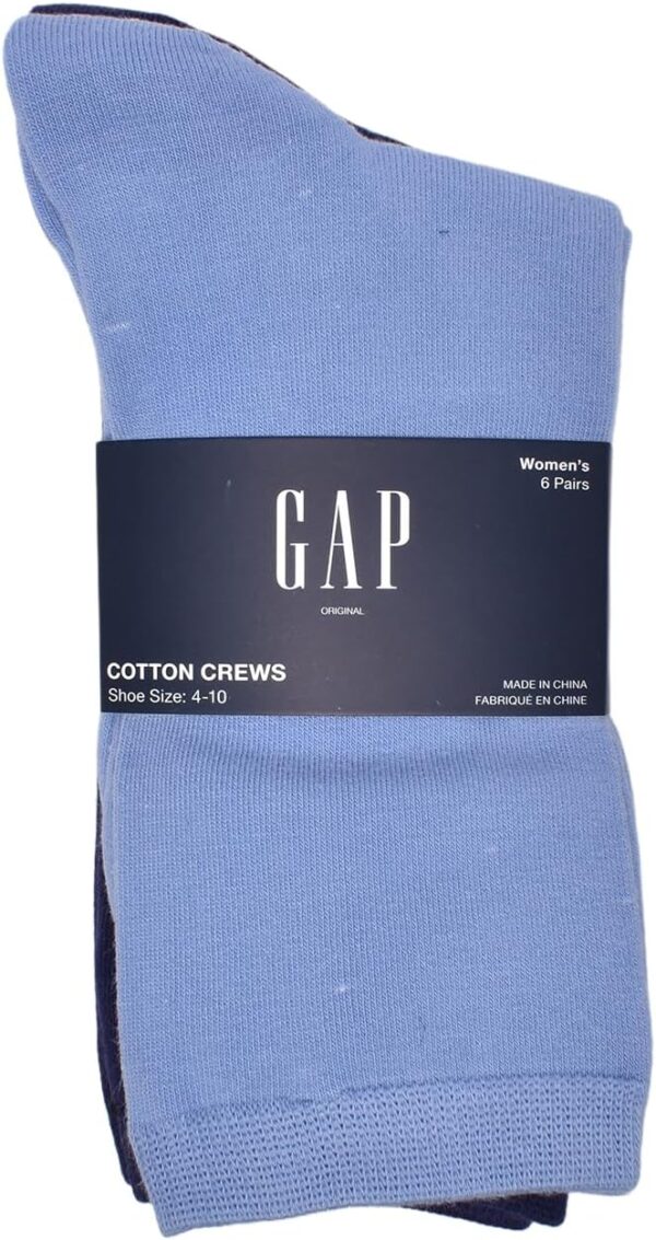GAP Chaussettes ras du cou coton lot de 6 paires femme-2
