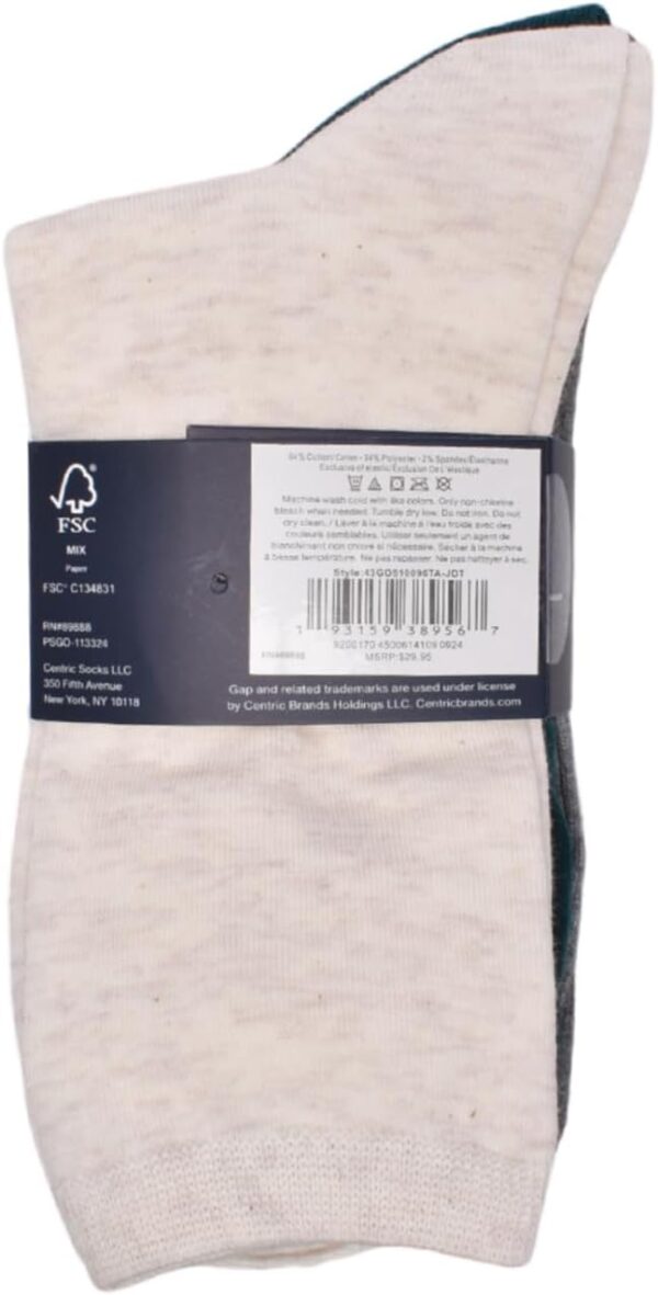 Chaussettes GAP ras du cou lot coton usage quotidien-3