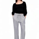 Chemise Gap Femme Coupe Confortable Rayures Blanches et Bleu-0