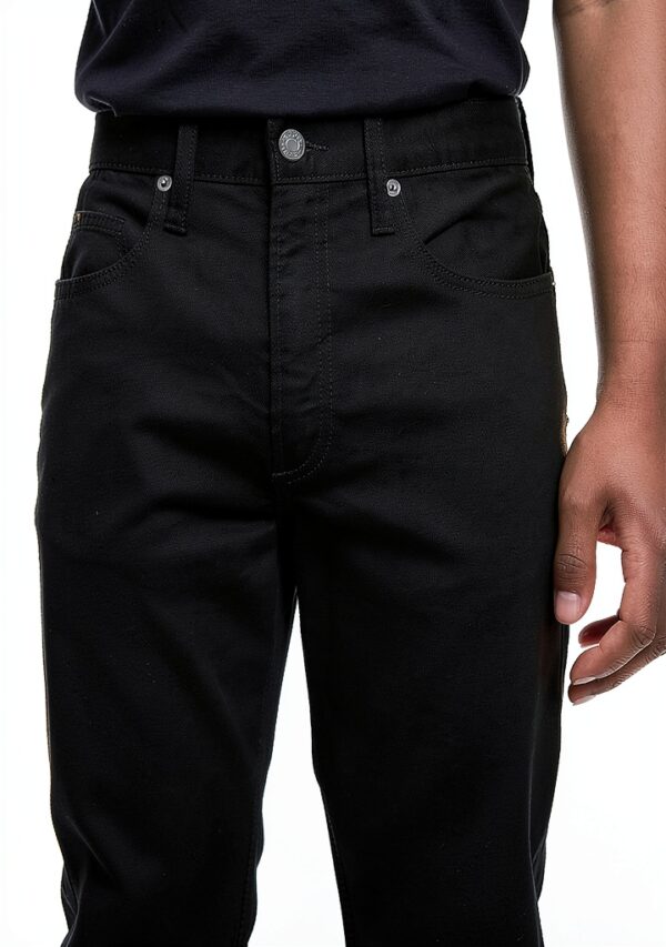 Jean Gap Noir Véritable Denim Stretch Coupe Slim Homme-4