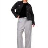 Chemise Gap Femme Coupe Confortable Rayures Blanches et Bleu-4