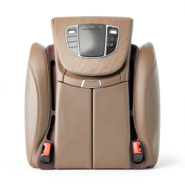 Boîte rangement siège voiture Générique cuir synthétique-1