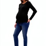 Pantalon maternité GAP confort élastique ajustable femme-0