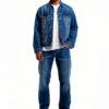 Jean Gap Noir Véritable Denim Stretch Coupe Slim Homme-5