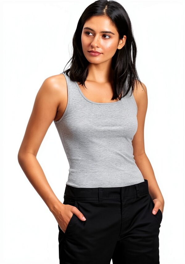Débardeur Gap Femme Coton Doux Noir Gris Taille XS XXL-0