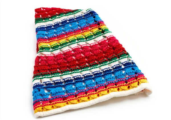 Robe fille GAP rayures multicolores douce et confortable-3