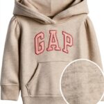 Sweat GAP bébé fille polaire douce zippé gris chiné-0