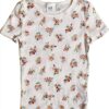 Chemise manches courtes fille GAP Blanc motifs douce-0