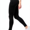 Legging Gap Femme Coupe Mi Haute Jersey Extensible Noir-5