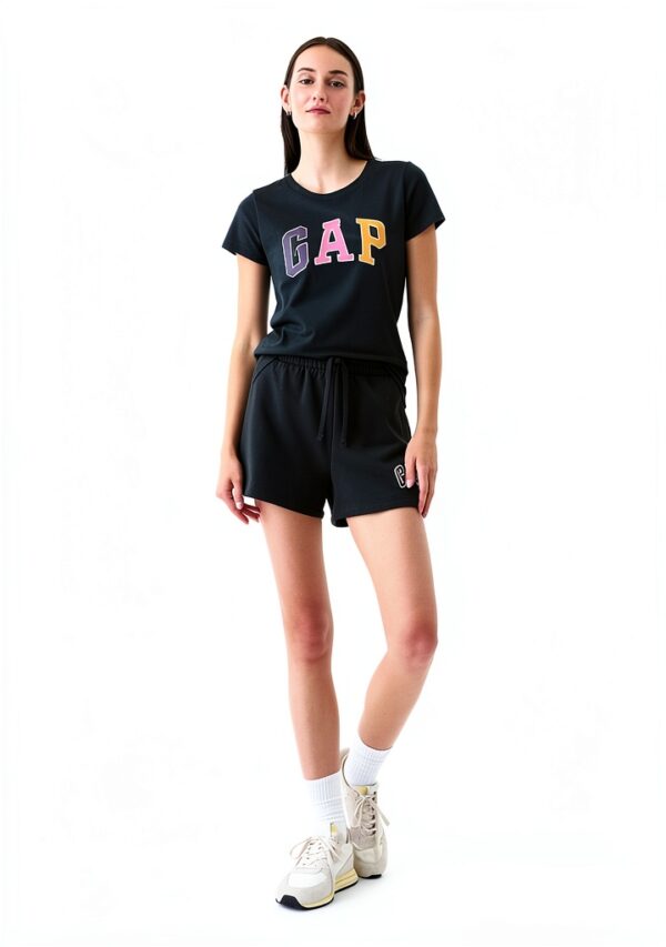 T-shirt Gap femme manches courtes couleurs variées-2