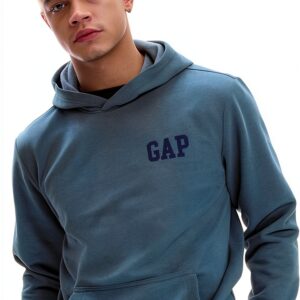 Sweat à capuche Gap homme col capuche cordon serrage-0