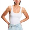 Débardeur Gap Femme Coton Doux Noir Blanc Gris Taille XS XXL-0