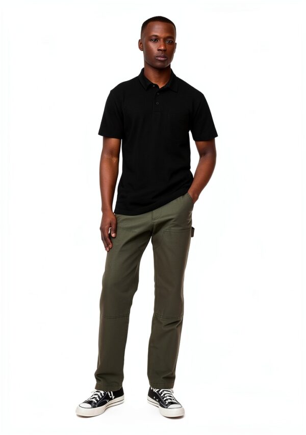 GAP T-shirt Homme Noir Coupe Confortable Style Américain-2