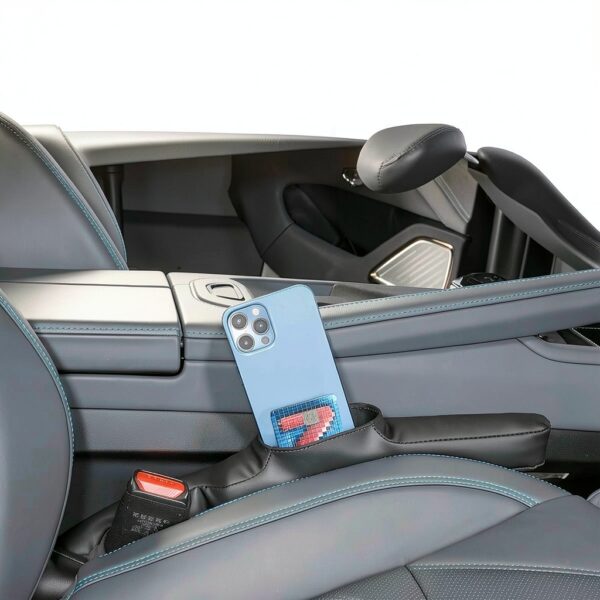 Bouchon interstice auto JNNJ cuir microfibre organisateur-3