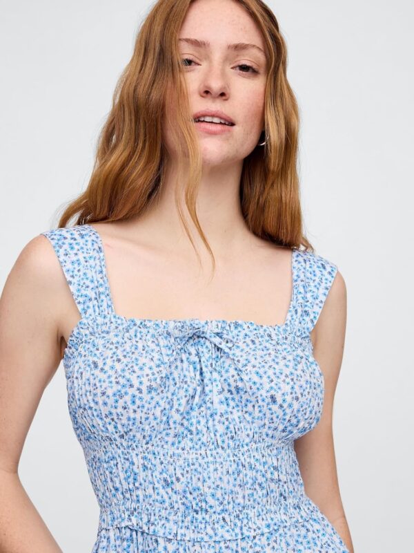 GAP Vêtement Femme Motif Floral Bleu Clair Taille M-2