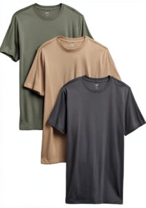 T-shirt Gap Homme Tricot Doux Manches Courtes Vert Mesculen-0