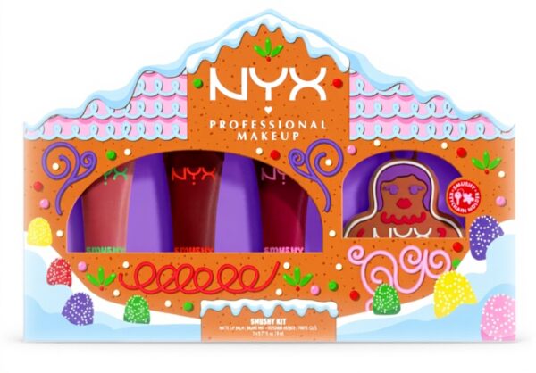 Baume à lèvres NYX Holiday 25 Smushy Kit soin hydratant
