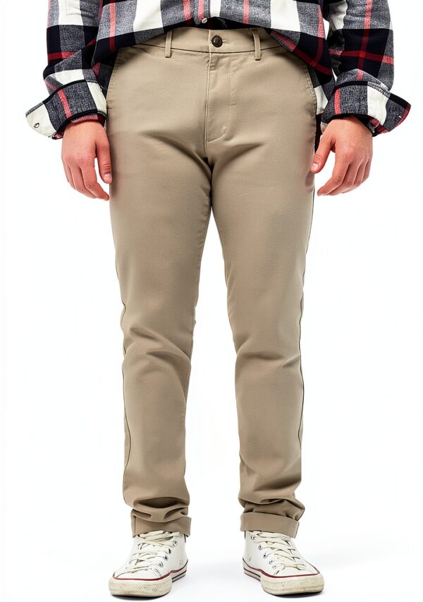 Pantalon chino homme Gap coton extensible coupe skinny-0
