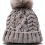 Bonnet GAP tricoté confortable femme hiver chaud-0