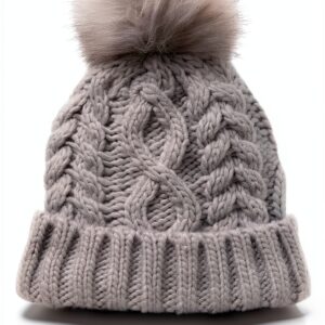 Bonnet GAP tricoté confortable femme hiver chaud-0