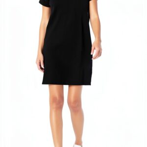 Robe T-shirt Femme Gap Rayures Noires Confortable Poche-0
