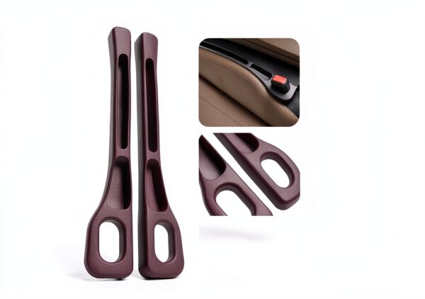 Rangement voiture Jisrcha marron espace siège anti chute-2